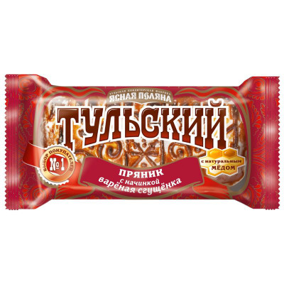 Изображение товара Пряник Ясная Поляна Тульский с начинкой варёная сгущенка, 130г