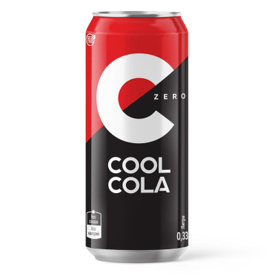 Изображение товара Напиток газированный Cool Cola Zero, 330мл