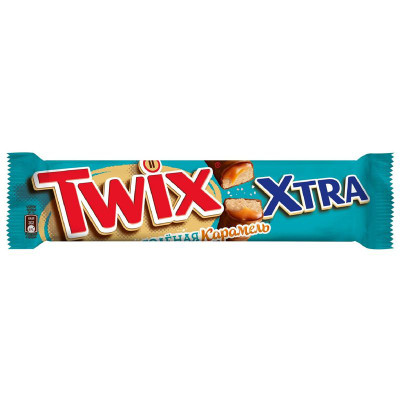 Изображение товара Батончик Twix Xtra шоколадный Солёная карамель, 82г