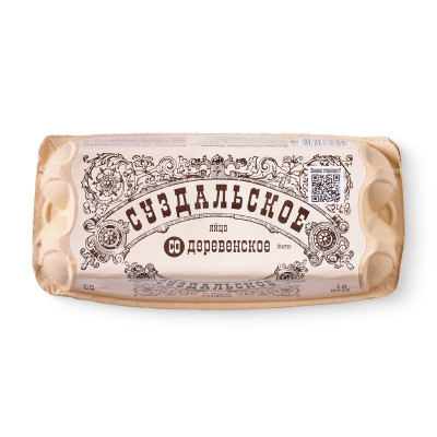 Изображение товара Яйца Суздальское куриные пищевые столовые СО 10шт.