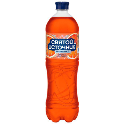 Изображение товара Лимонад Святой Источник со вкусом красного апельсина, 1л