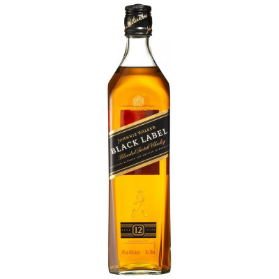 Изображение товара Виски Johnnie Walker Блэк Лэйбл 40%, 700мл + стакан