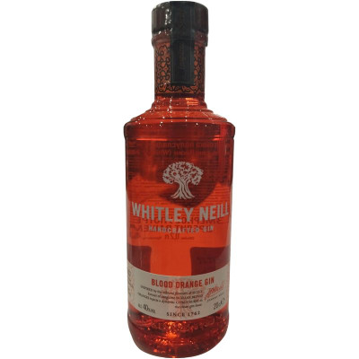 Изображение товара Настойка Whitley Neill Blood Orange Gin полусладкая 40%, 200 мл