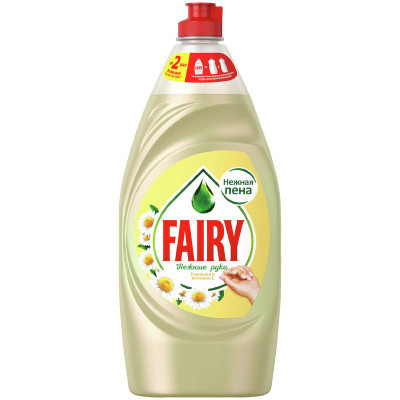 Изображение товара Средство для мытья посуды Fairy Нежные руки ромашка и витамин Е, 900мл
