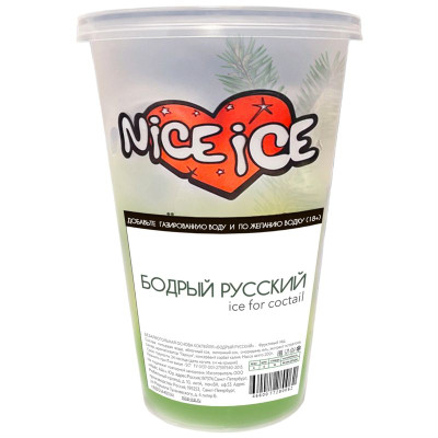 Изображение товара Основа Nice Ice Бодрый Русский безалкогольная для коктейля, 200г