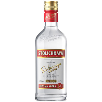 Изображение товара Водка Stolichnaya 40%, 250мл