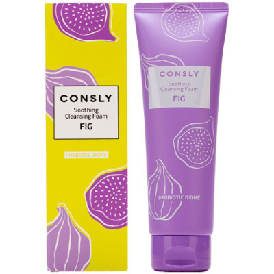 Изображение товара Пенка для умывания Consly успокаивающая очищающая с экстрактом инжира, 120мл
