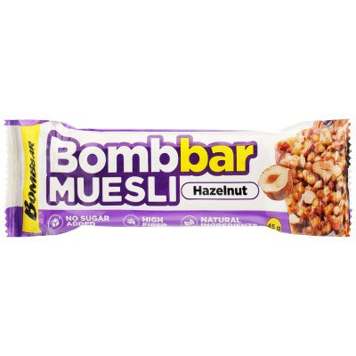 Изображение товара Батончик Bombbar фундук мюсли, 45г