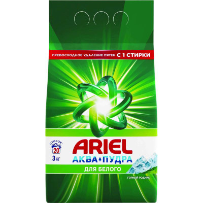 Изображение товара Порошок стиральный Ariel Горный родник automat, 3кг
