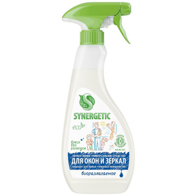Изображение товара Средство Synergetic для мытья окон биоразлагаемое, 500мл