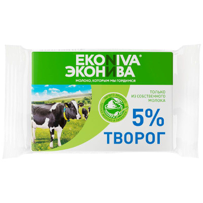Изображение товара Творог мягкий ЭкоНива 5%, 180г