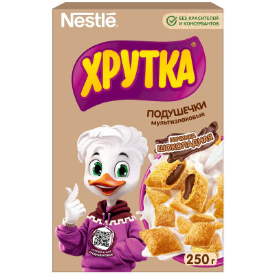 Изображение товара Подушечки Хрутка с шоколадной начинкой, 250г