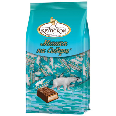 Изображение товара Конфеты КФ Крупской Мишка на севере, 200г