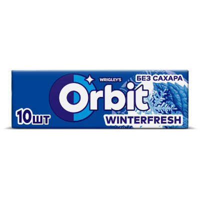 Изображение товара Жевательная резинка Orbit Winterfresh без сахара, 13.6г