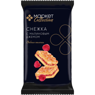 Изображение товара Палочки Снежка сдобные с малиновым джемом Маркет Collection, 370г
