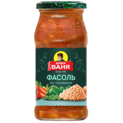 Изображение товара Фасоль Дядя Ваня По-тоскански, 460г