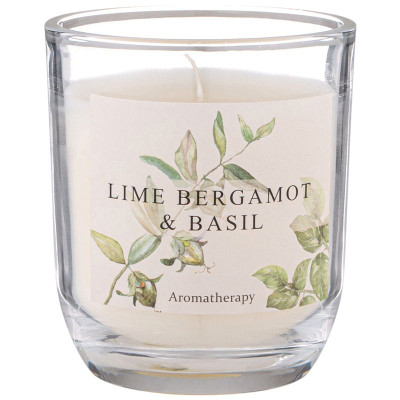 Изображение товара Свеча Lefard Lime Bergamot&Basil ароматизированная в стакане, 7.5х8.5см