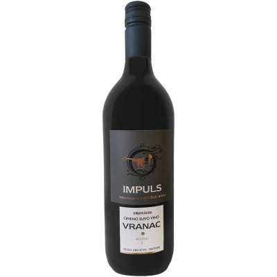 Изображение товара Вино Impuls Вранац красное сухое 11.5%, 1л