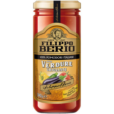 Изображение товара Соус Filippo Berio Verdure grigliate томатный, 340г