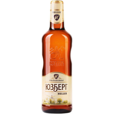 Изображение товара Пиво Юзберг Хеллес пастеризованное светлое фильтрованное, 470мл