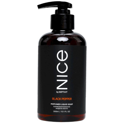 Изображение товара Мыло жидкое Nice By Septivit Formula Black Pepper парфюмированное, 300мл