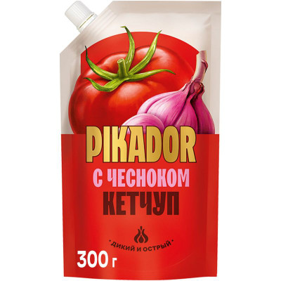 Изображение товара Кетчуп Heinz Pikador с чесноком, 300г