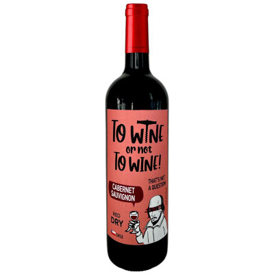 Изображение товара Вино To Wine or Not To Wine! Cabernet Sauvignon красное сухое 12.5%, 750мл
