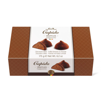 Изображение товара Конфеты Cupido с молочным шоколадом и трюфельной начинкой со вкусом капучино, 175г