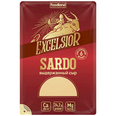Изображение товара Сыр Excelsior Sardo 45%, 150г