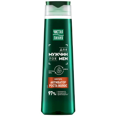 Изображение товара Шампунь Чистая Линия для мужчин, 400мл