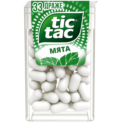 Изображение товара Драже Tic Tac со вкусом мяты, 16г