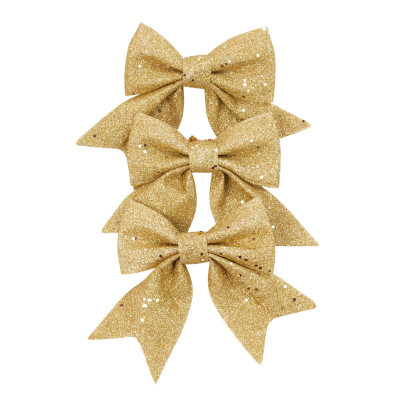 Изображение товара Набор ёлочных украшений Бантики Маркет в ассортименте, 3шт