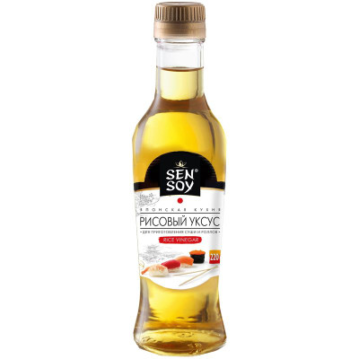 Изображение товара Уксус Sen Soy рисовый для суши 3%, 220мл