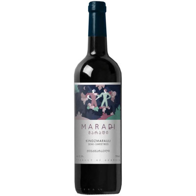 Изображение товара Вино Maradi Киндзмараули красное полусладкое 11%, 750мл