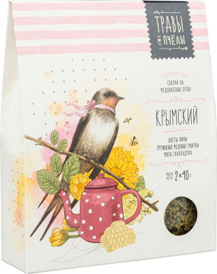 Изображение товара Чай Травы и Пчёлы Крымский травяной, 80г