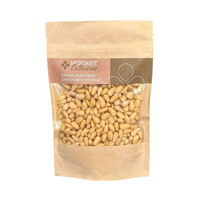 Изображение товара Орехи кедровые очищенные дальневосточные Market Collection, 100г
