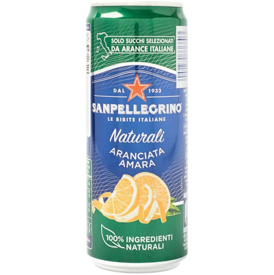 Изображение товара Напиток газированный Sanpellegrino Amara с соком, 330мл