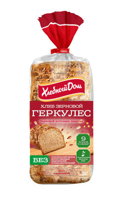 Изображение товара Хлеб Хлебный Дом Геркулес зерновой нарезка, 500г