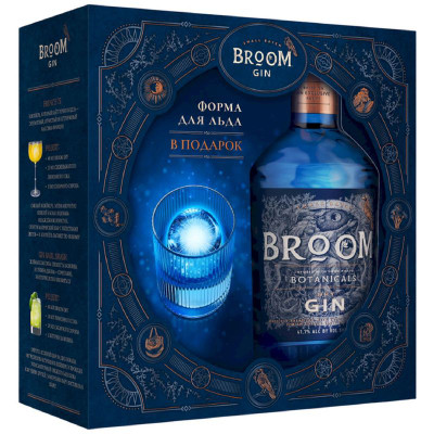Изображение товара Джин Broom Набор с формой для льда 41.7%, 500мл