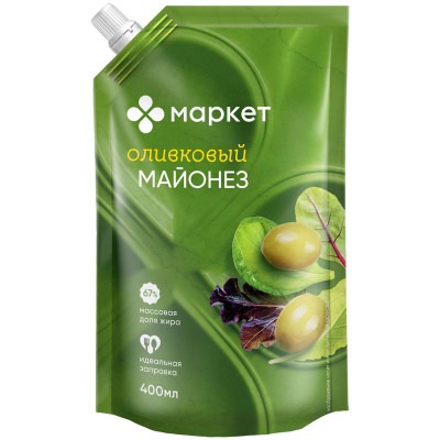 Изображение товара Майонез Оливковый 67% Маркет, 400мл