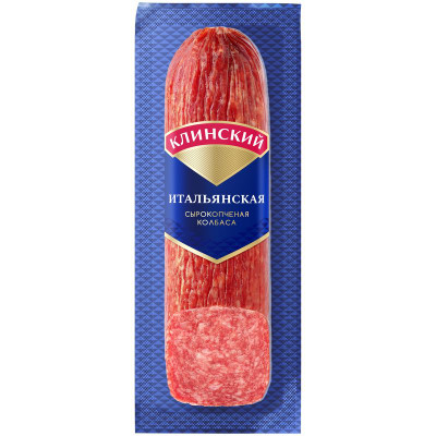 Изображение товара Колбаса сырокопчёная Клинский Итальянская полусухая, 300г