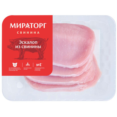 Изображение товара Эскалоп свиной Мираторг охлаждённый, 400г