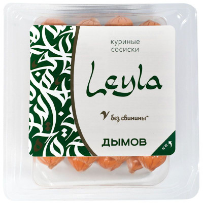 Изображение товара Сосиски Дымов Лейла из мяса кур варёные, 406г