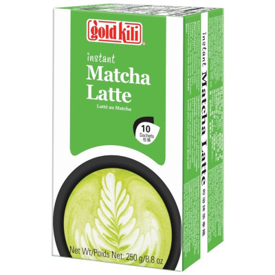 Изображение товара Напиток чайный Gold Kili Латте Матча быстрорастворимый в пакетиках, 10х25г