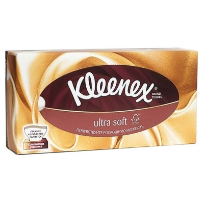 Изображение товара Салфетки Kleenex в коробе Ultra Soft, 56шт