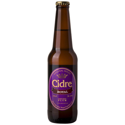 Изображение товара Медовуха Cidre Royal With Plum фильтрованная пастеризованная, 330мл