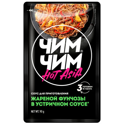Изображение товара Соус устричный Чим Чим для приготовления фунчозы, 90мл