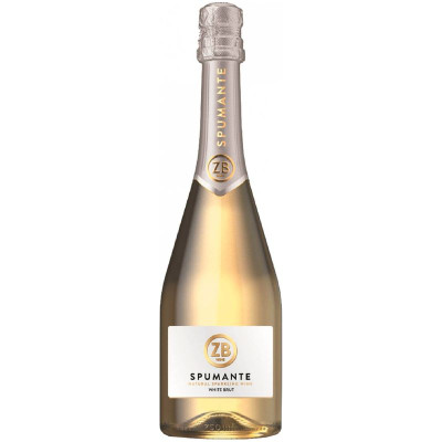 Изображение товара Вино игристое ZB Wine Спуманте брют белое 12.0%, 750мл