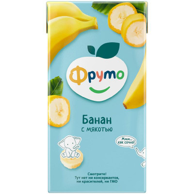Изображение товара Нектар Фруто банановый с мякотью, 500мл