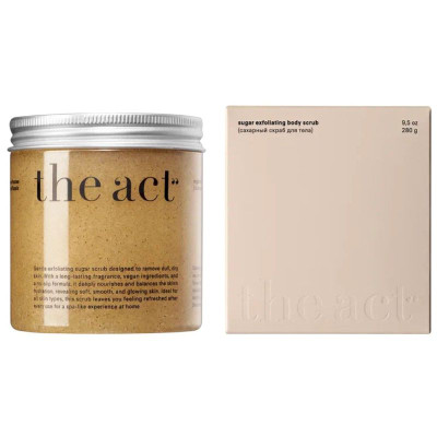 Изображение товара Сахарный скраб для тела The Act кокосовое печенье, 280г